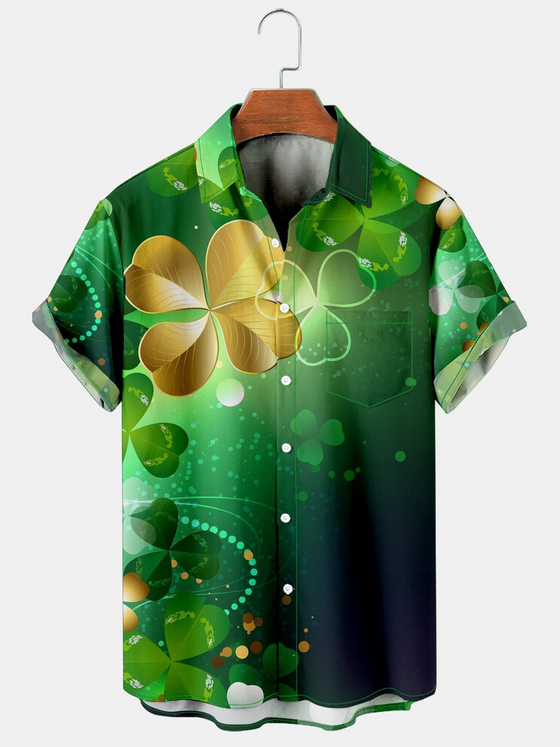 Χαβάη πουκάμισα για άνδρες και γυναίκες, πουκάμισα με στάμπα καρύδας για άνδρες, casual, κοντομάνικα, πέτο, μονόστομο, μεγάλο 5XL