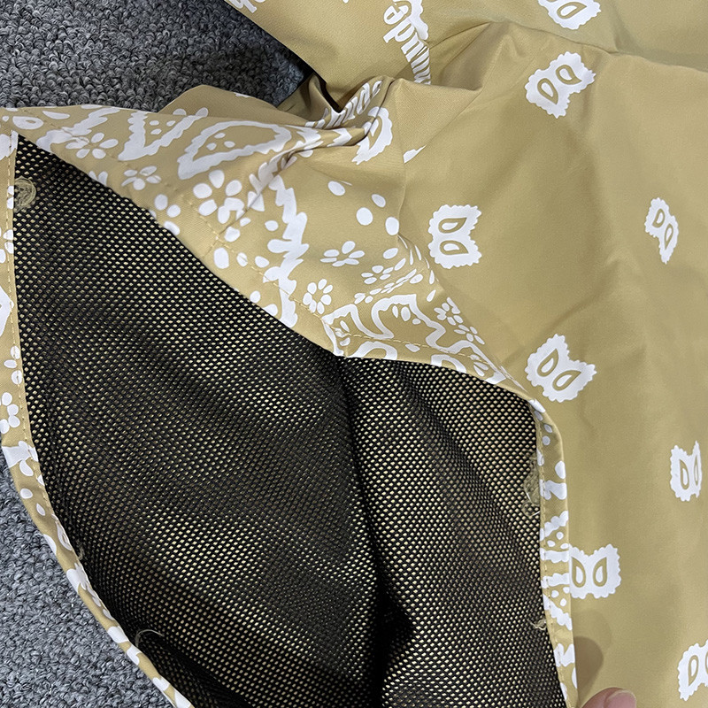 RHUDE 2023 elastsed lühikesed püksid, mustad hingavad meeste naiste prinditud kvaliteetsed rannanöörid, saabumine, 1:1 triip sinine