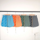 RHUDE Printing Jauns augstas kvalitātes ultrathin vīriešu sieviešu pludmales šorti elpojošs melns salaidums krāsaina aukliņa elastīga kaklasaite liela izmēra