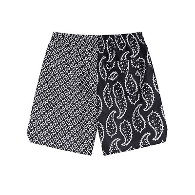 RHUDE Printing Jauns augstas kvalitātes ultrathin vīriešu sieviešu pludmales šorti elpojošs melns salaidums krāsaina aukliņa elastīga kaklasaite liela izmēra