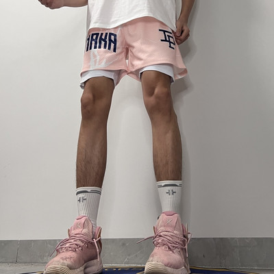 Αμερικάνικο μπάσκετ αθλητικά σορτς για άντρες Σορτς Γυναικεία μόδα Αιτιακή καλοκαιρινή κοντό εμπριμέ σχέδιο Streetwear σορτς για άνδρες αθλητισμός