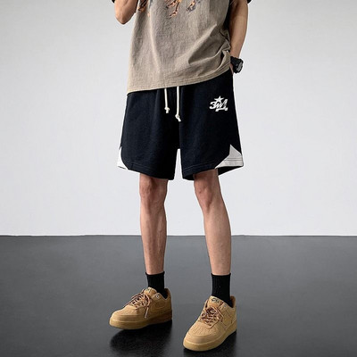 Korejas šorti vīriešiem Ikdienas sporta šorti vīriešiem Vasaras modes vīriešu šorti High Street šorti vīriešiem Daudzpusīgi vīriešu šorti
