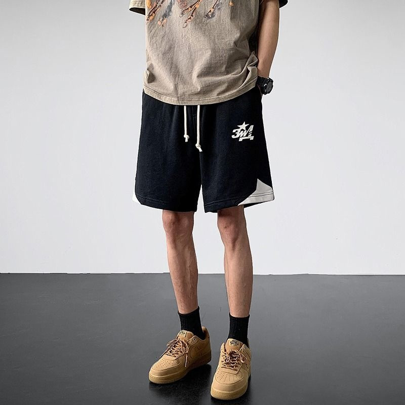 Korejas šorti vīriešiem Ikdienas sporta šorti vīriešiem Vasaras modes vīriešu šorti High Street šorti vīriešiem Daudzpusīgi vīriešu šorti