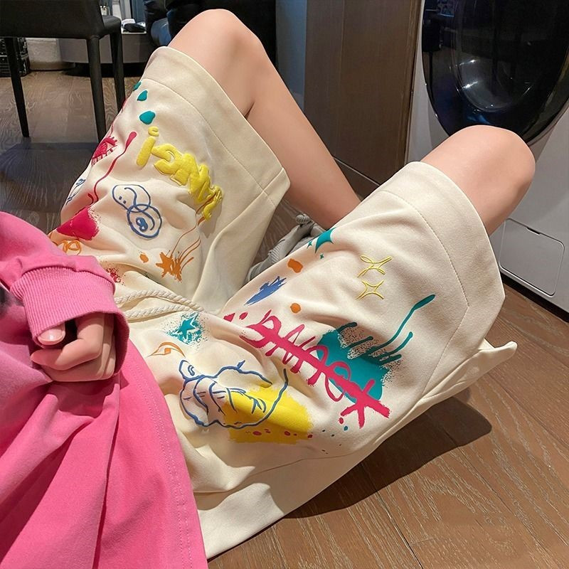 Hip hop σορτς για άντρες και γυναίκες με εμπριμέ σχέδιο προσωπικότητας Σορτς για άνδρες Αθλητικό σορτς Streetwear για άνδρες Ανδρικά σορτς casual