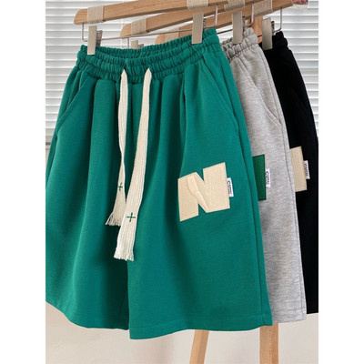 American Streetwear Κεντημένο σορτς για άντρες Μόδα επιστολή με στάμπα αθλητικό σορτς για γυναίκες Καλοκαιρινό χαλαρό σορτς μπάσκετ