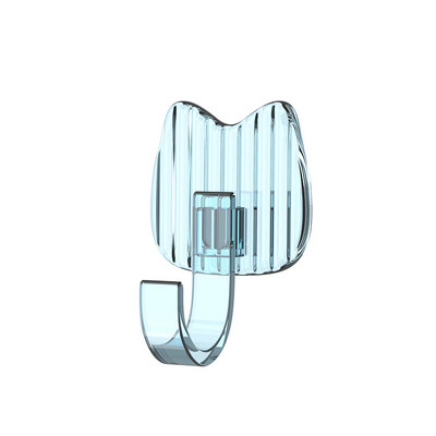 Διαφανή αυτοκόλλητα γάντζοι τοίχου Χαριτωμένος κολλητικός γάντζος για κουζίνα μπάνιο γάντζοι χωρίς ίχνος σακιδίου πλάτης κρεμαστό ράφι Κρεμάστρα κλειδιού