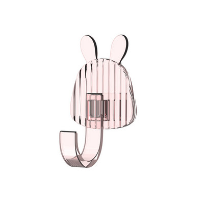 Διαφανή αυτοκόλλητα γάντζοι τοίχου Χαριτωμένος κολλητικός γάντζος για κουζίνα μπάνιο γάντζοι χωρίς ίχνος σακιδίου πλάτης κρεμαστό ράφι Κρεμάστρα κλειδιού