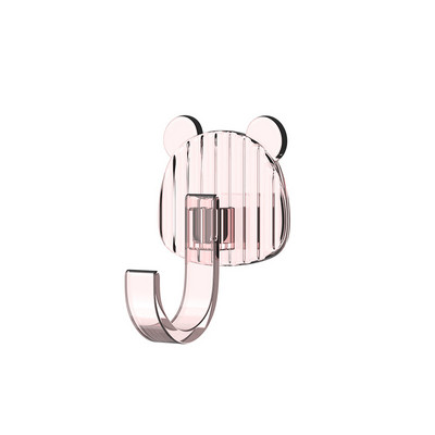 Διαφανή αυτοκόλλητα γάντζοι τοίχου Χαριτωμένος κολλητικός γάντζος για κουζίνα μπάνιο γάντζοι χωρίς ίχνος σακιδίου πλάτης κρεμαστό ράφι Κρεμάστρα κλειδιού