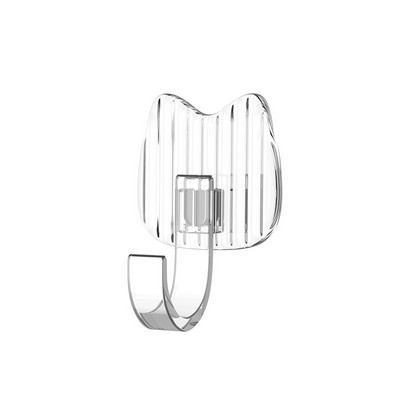 Διαφανή αυτοκόλλητα γάντζοι τοίχου Χαριτωμένος κολλητικός γάντζος για κουζίνα μπάνιο γάντζοι χωρίς ίχνος σακιδίου πλάτης κρεμαστό ράφι Κρεμάστρα κλειδιού