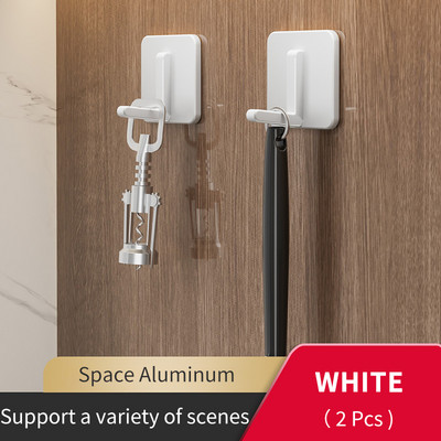 2/5 gab. garīgie āķi bez urbšanas aiz durvīm atslēgu auduma pakaramais vannas istabas plaukts dvieļu turētājs virtuves plaukta aparatūra