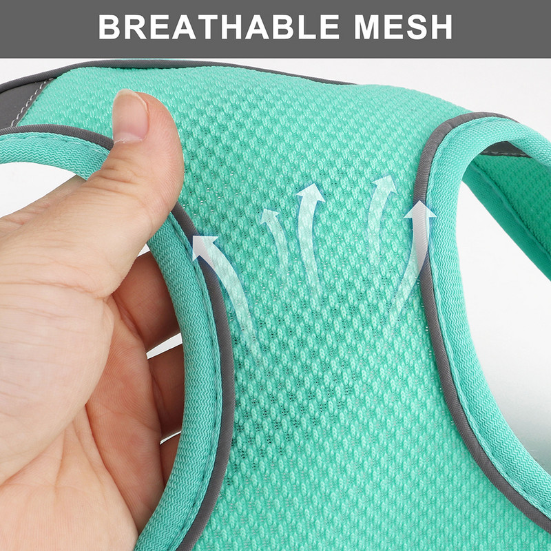 Atstarojoša neilona suņu siksnas siksnas komplekts, regulējams kucēnu kaķu vestes siksna ar svina pavadu, elpojošs maziem un vidējiem suņiem, kaķiem