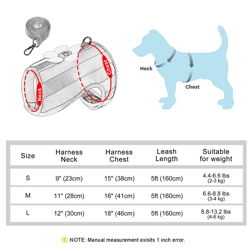 Svītraina kucēna suņu zirglieta un siksna ar jauku saules ziedu sieta vasaras vestu apģērbu maziem un vidējiem suņiem, regulējams maltiešu kaķis
