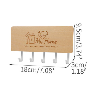 Vintage Χαρακτική κλειδοθήκη Αξεσουάρ σπιτιού Σχάρα τοίχου Οργάνωση Κουτί αποθήκευσης Ράφια Οργάνωση δωματίου Γάντζοι διακόσμηση σπιτιού