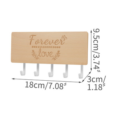 Vintage Χαρακτική κλειδοθήκη Αξεσουάρ σπιτιού Σχάρα τοίχου Οργάνωση Κουτί αποθήκευσης Ράφια Οργάνωση δωματίου Γάντζοι διακόσμηση σπιτιού