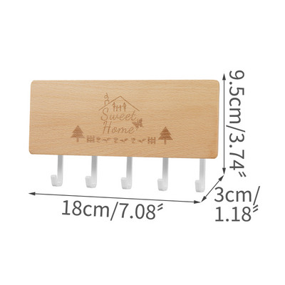 Vintage Χαρακτική κλειδοθήκη Αξεσουάρ σπιτιού Σχάρα τοίχου Οργάνωση Κουτί αποθήκευσης Ράφια Οργάνωση δωματίου Γάντζοι διακόσμηση σπιτιού