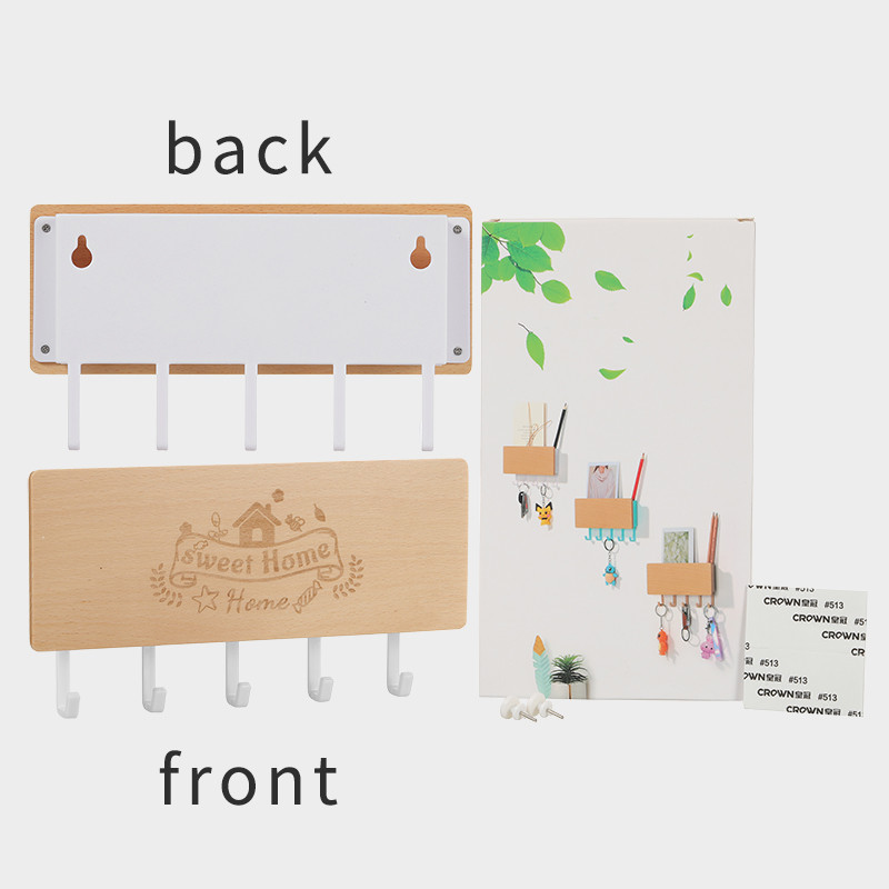 Vintage Χαρακτική κλειδοθήκη Αξεσουάρ σπιτιού Σχάρα τοίχου Οργάνωση Κουτί αποθήκευσης Ράφια Οργάνωση δωματίου Γάντζοι διακόσμηση σπιτιού