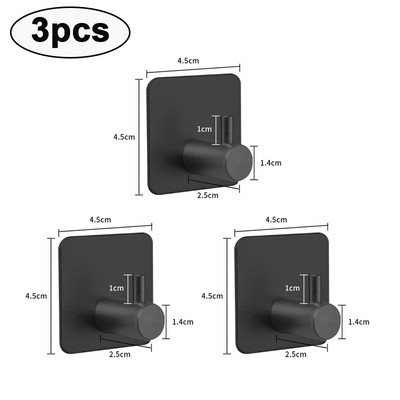 Ljepljive zidne kuke Ključevi za vrata Kukica za vješalice za odjeću Kupaonski ogrtač Držač ručnika Organizator Kukica za vješanje Polica Kuhinjski pribor