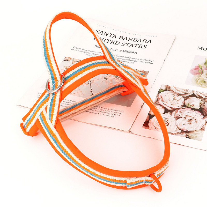 Μικρό μεσαίο λουρί σκύλου με νάιλον γεμιστό γιλέκο λουριού για σκύλους Ρυθμιζόμενο μαλακό εξωτερικό γιλέκο χωρίς έλξη για κουτάβια για κατοικίδια Τσιουάουα