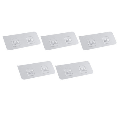 Ant sienos tvirtinamas lipnus kablys po vieline lentyna, pakabos laikiklis, įdėtas spaustukas, dekoro laikiklis Raktų priedai, skirti pakabinti