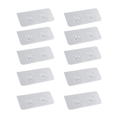 Ant sienos tvirtinamas lipnus kablys po vieline lentyna, pakabos laikiklis, įdėtas spaustukas, dekoro laikiklis Raktų priedai, skirti pakabinti