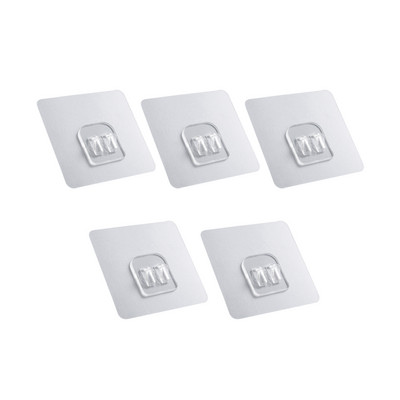 Ant sienos tvirtinamas lipnus kablys po vieline lentyna, pakabos laikiklis, įdėtas spaustukas, dekoro laikiklis Raktų priedai, skirti pakabinti