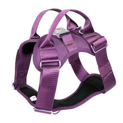 LED suņu iejūga Regulējama neilona mājdzīvnieku vestes iejūga LED zibspuldzes suņu iejūga Kvēlojoša LED gaismas veste vidēji lieliem suņiem Pitbull