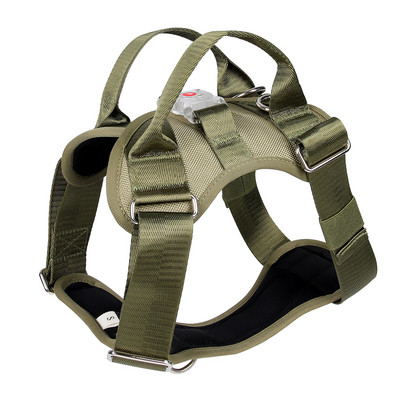 LED suņu iejūga Regulējama neilona mājdzīvnieku vestes iejūga LED zibspuldzes suņu iejūga Kvēlojoša LED gaismas veste vidēji lieliem suņiem Pitbull