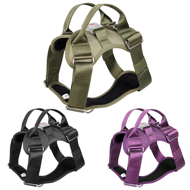 LED suņu iejūga Regulējama neilona mājdzīvnieku vestes iejūga LED zibspuldzes suņu iejūga Kvēlojoša LED gaismas veste vidēji lieliem suņiem Pitbull