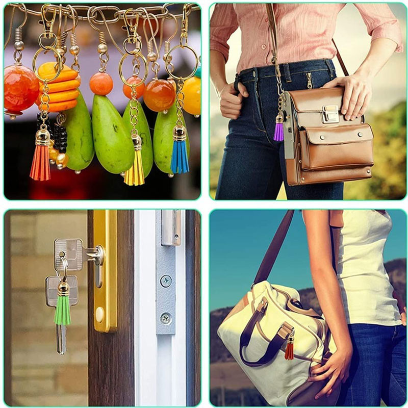 10/20Gb Mini Pušķi Ādas Atslēgu piekariņi Pušķi DIY Amatniecībai Atslēgu piekariņi Izejmateriāli Piekariņi Auskari Rokassprādzes Juvelierizstrādājumu izgatavošana 3CM