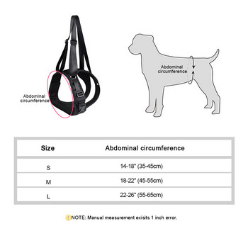 Регулируема прашка за повдигане на домашни кучета Поддръжка на задните крака за малки и средни кучета Найлонови наранявания Аксесоари за колан за възстановяване на кученце с увреждания