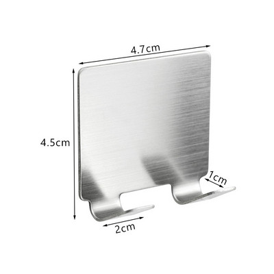 Vonios skustuvo laikiklis Lipnus sieninis kablys, skirtas rankšluosčių laikikliui Virtuvės laikiklis lentyna skustuvo laikymo kabliukas Vonios tvarkyklė