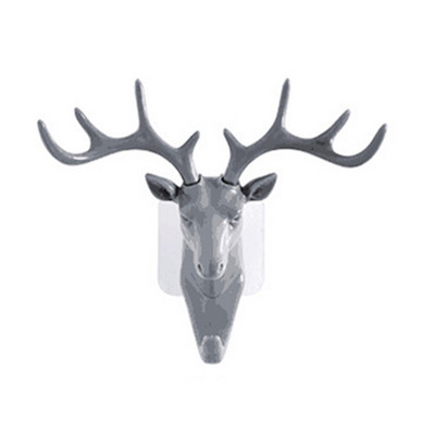 Rogovi Kuka za uređenje doma u američkom stilu Zidne police Zidne vješalice Kreativna zidna osobnost Glava jelena Zidni držač ključeva