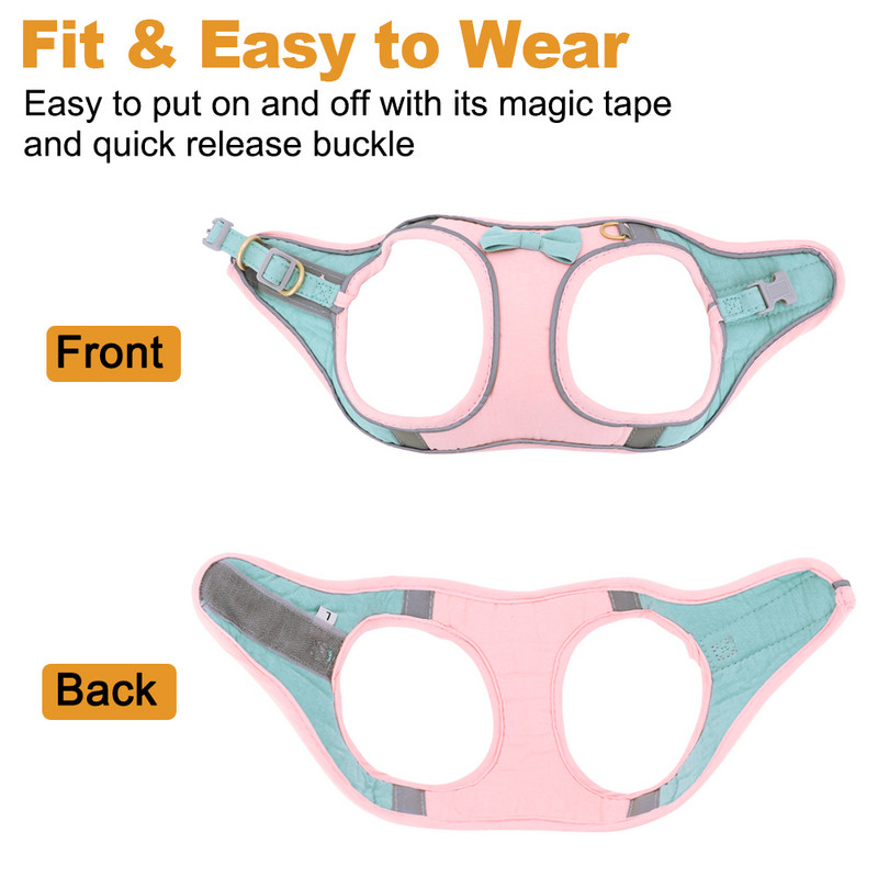 Jauka Čivava Jorkija maza suņa kaķa siksnas komplekts Sweet Bowknot Mājdzīvnieki Kucēns Kaķis Drēbes Veste Regulējama Mopsim Franču buldogs