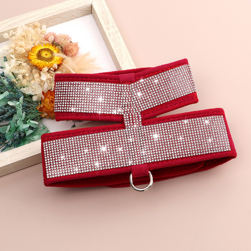 Mekani Bling Puni Rhinestones Pas Mačka Oprtač Topla Zima Kućni ljubimci Štene Mačka Odjeća Prsluk Odjeća za male pse Za Mops Francuski buldog