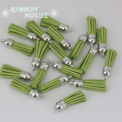 20τμχ/συσκευασία 38mm Vintage Δερμάτινες Φούντες Κοσμήματα Αξεσουάρ Κοσμήματα ευρήματα Σκουλαρίκια Αξεσουάρ Χονδρική Χειροποίητα DIY