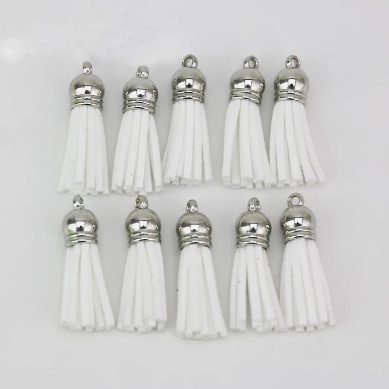 20τμχ/συσκευασία 38mm Vintage Δερμάτινες Φούντες Κοσμήματα Αξεσουάρ Κοσμήματα ευρήματα Σκουλαρίκια Αξεσουάρ Χονδρική Χειροποίητα DIY