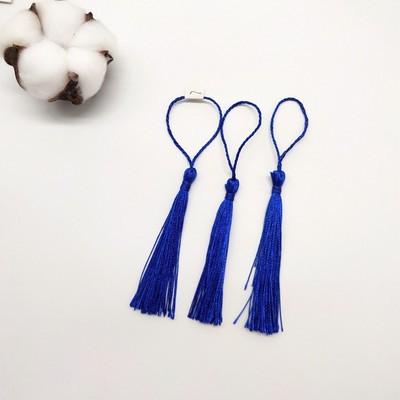 100 τμχ 7 εκ. Κρεμαστό σχοινί Μεταξωτό πινέλο με κρόσσια Χειροποίητη μαλακή χειροτεχνία για DIY Μπρελόκ Σκουλαρίκια Κρεμαστά κοσμήματα