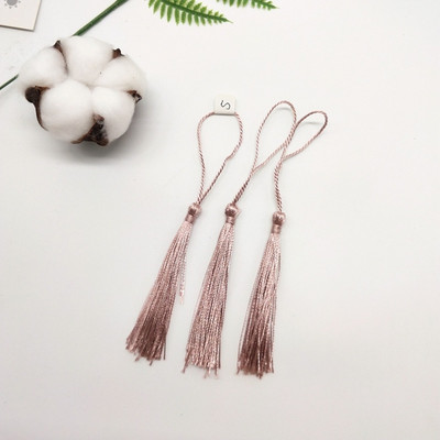 100 τμχ 7 εκ. Κρεμαστό σχοινί Μεταξωτό πινέλο με κρόσσια Χειροποίητη μαλακή χειροτεχνία για DIY Μπρελόκ Σκουλαρίκια Κρεμαστά κοσμήματα