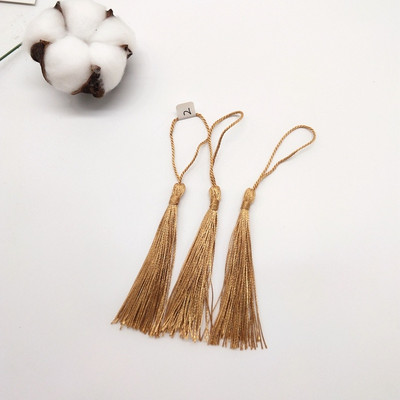 100 τμχ 7 εκ. Κρεμαστό σχοινί Μεταξωτό πινέλο με κρόσσια Χειροποίητη μαλακή χειροτεχνία για DIY Μπρελόκ Σκουλαρίκια Κρεμαστά κοσμήματα