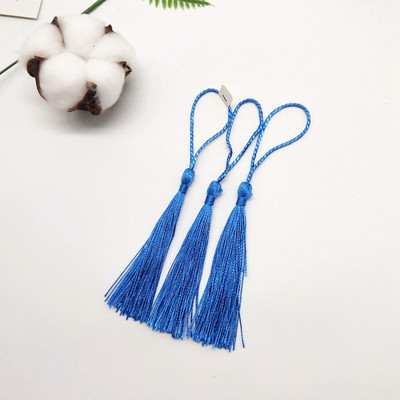 100 τμχ 7 εκ. Κρεμαστό σχοινί Μεταξωτό πινέλο με κρόσσια Χειροποίητη μαλακή χειροτεχνία για DIY Μπρελόκ Σκουλαρίκια Κρεμαστά κοσμήματα