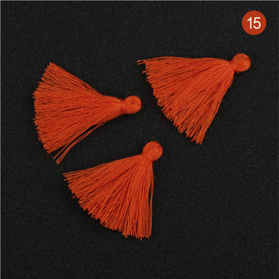 100 bucăți 3 CM mini ață de bumbac țesătură ciucuri bricolaj pandantiv bijuterii brățări chei pentru fabricare franjuri ciucuri artizanat ciucuri accesorii de cusut