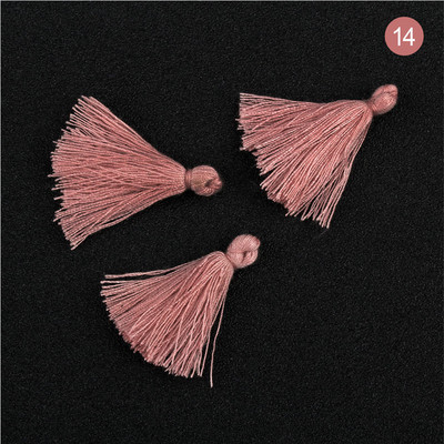 100 bucăți 3 CM mini ață de bumbac țesătură ciucuri bricolaj pandantiv bijuterii brățări chei pentru fabricare franjuri ciucuri artizanat ciucuri accesorii de cusut