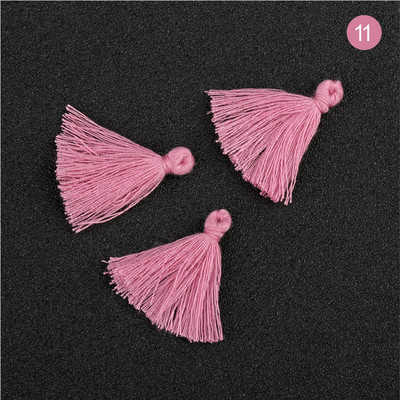 100 bucăți 3 CM mini ață de bumbac țesătură ciucuri bricolaj pandantiv bijuterii brățări chei pentru fabricare franjuri ciucuri artizanat ciucuri accesorii de cusut