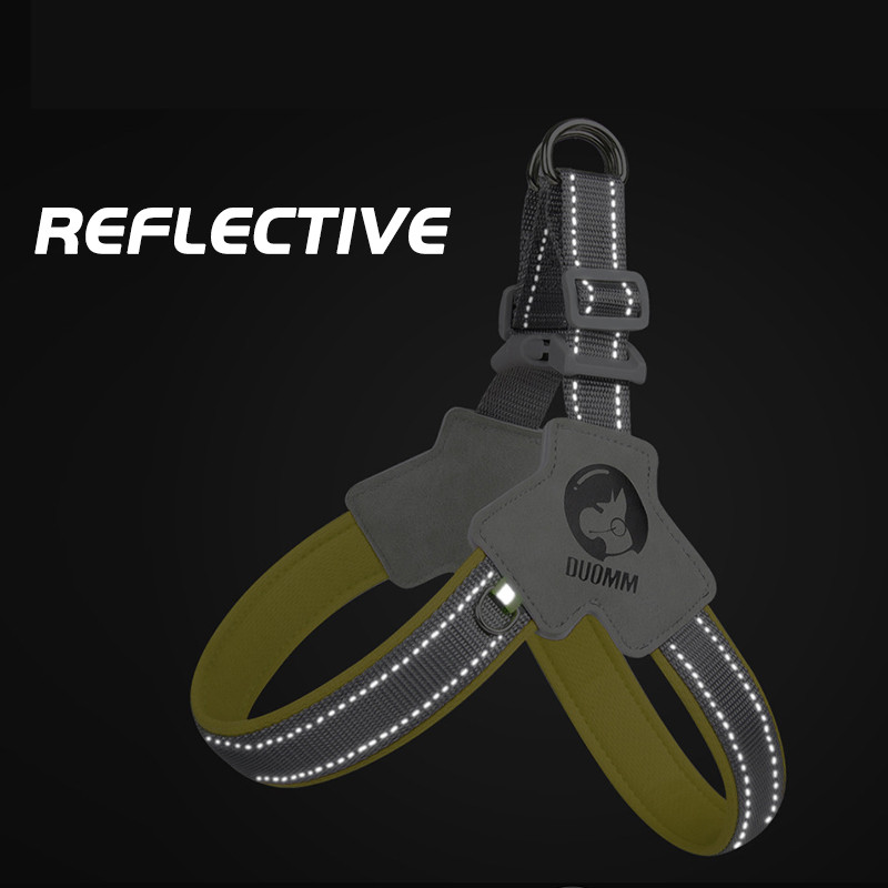 Nyereg kutyahám fényvisszaverő Y alakú, légáteresztő kisállat hevederek Állítható mellkasi heveder kis közepes kutyáknak francia bulldog cuccok