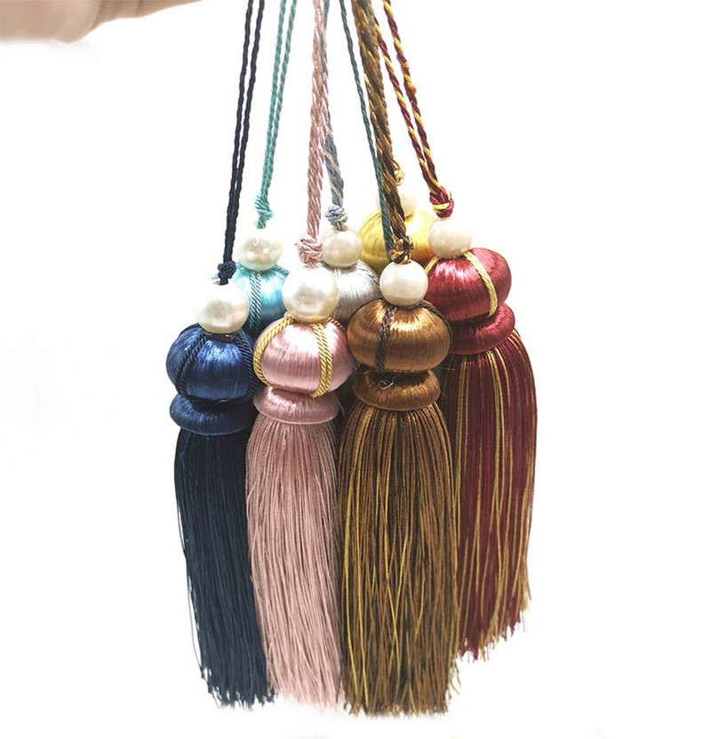 Euro Style Kardinatutid Polüester Suured Tutid 30cm siidist tutid DIY Crafts For Kardinate Valance Aksessuaarid Dekoratiivtutid