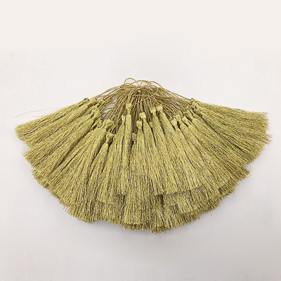 32GAB Zelts zīds Sudrabs Pušķi bārkstis Poliestera kulons Grāmatzīme Rotaslietas Aksesuāri rokdarbiem DIY Aizkari Apģērbi Dekoratīvie