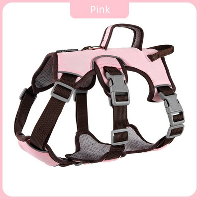 Нагръдник за кучета NO PULL Разходка на открито Дишащ отразяващ регулируем колан за малки кучета за средно големи кучета Стоки за домашни любимци