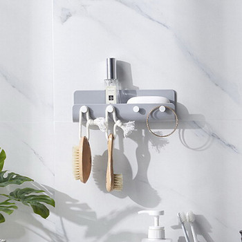 Δημιουργικός γάντζος κρεμάστρα μπάνιου κουζίνας Μοντέρνοι γάντζοι κόλλας σπιτιού Βάση κλειδιού Γάντζος τοίχου Οργανωτής σπιτιού