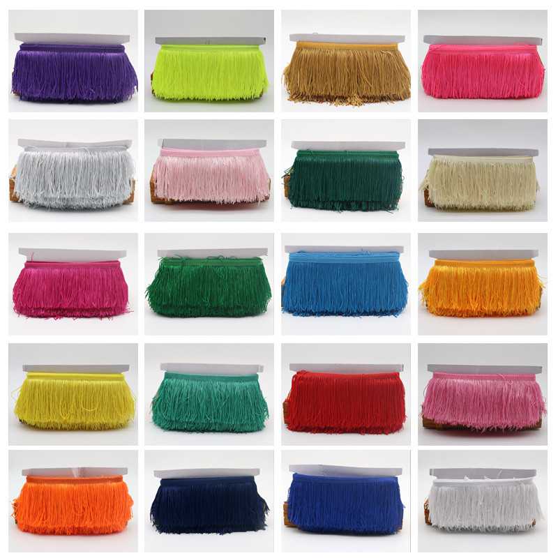 9/15/20/28 cm-es rojtszegély 100% poliészter hosszú rojtok Varrás ruhákhoz Ruha függönyszalag Bojt kézművesekhez Kiegészítők