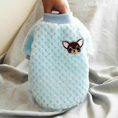 Puha gyapjú kisállat kutyaruha kis közepes kutyáknak macskáknak meleg téli kutyakabát dzseki kiskutya macska ruházat kutyáknak jelmez Chihuahua